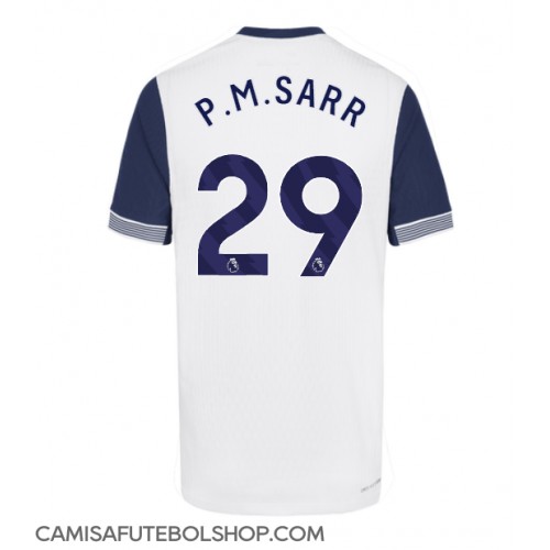 Camisa de time de futebol Tottenham Hotspur Pape Matar Sarr #29 Replicas 1º Equipamento 2024-25 Manga Curta